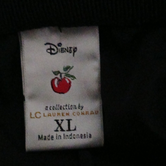 LC Lauren Conrad Black Floral A-Line Skirt - Picture 5 of 6